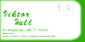 viktor hull business card